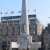 Dam square at the heart of Amsterdam Dam square at the heart of Amsterdam